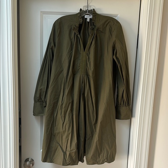 COS Women's Olive Green Dress - Picture 2 of 6